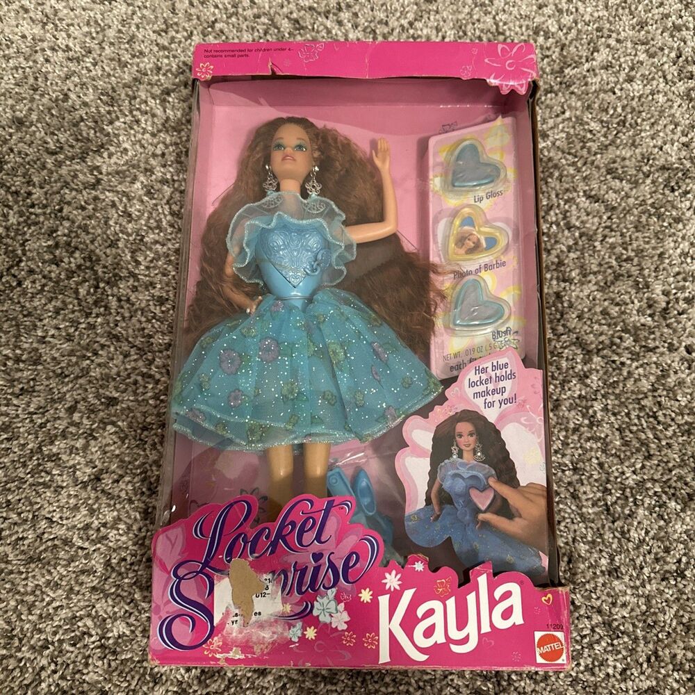 1993 Mattel Locket Surprise Kayla (Barbie) Doll-New in Box #11209